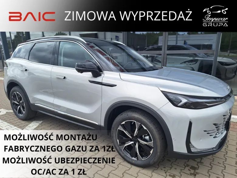 BAIC 7 Kamery 360 / Masaże i Wentylacja Foteli / el. Klapa / Szyberdach