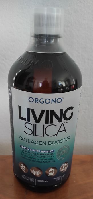 aktywna krzemionka wspomaga produkcję kolagenu living silica collagen booster 1000 ml ORGONO