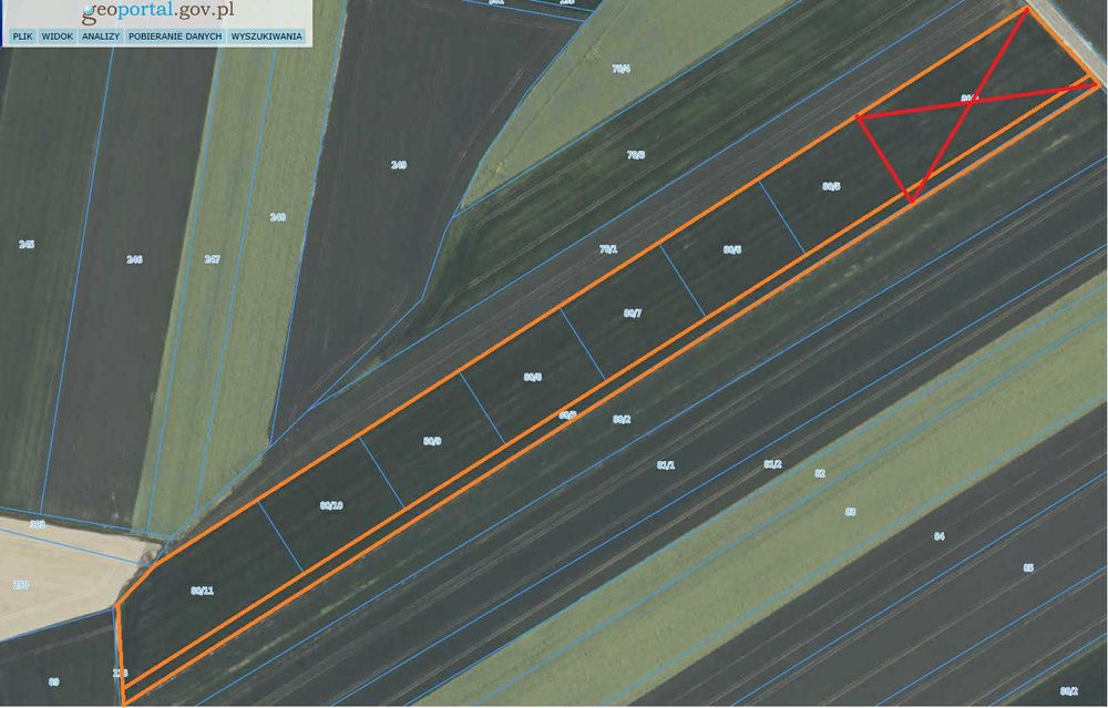 Sprzedam grunt rolny 4,4ha