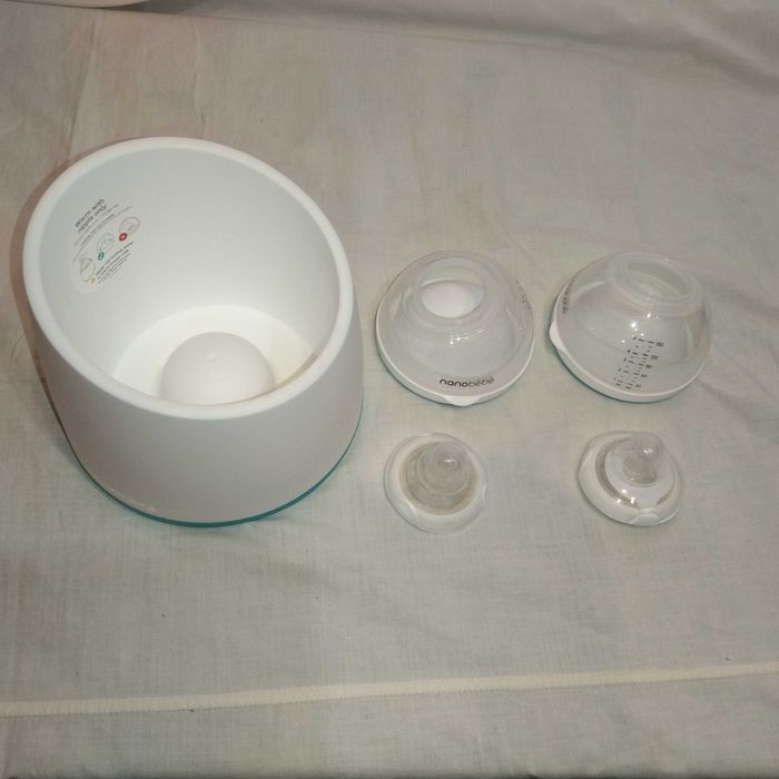Нагреватель материнского молока Nanobébé + 2 бутылочки (Израиль)
