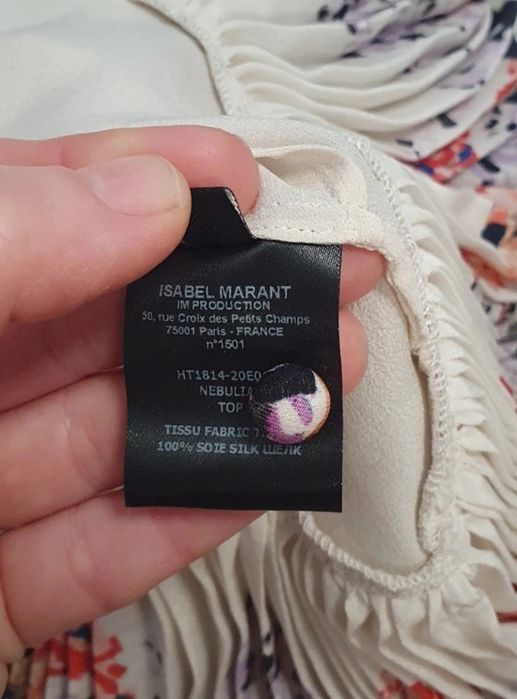 Bluzka top z jedwabiu Isabel Marant nowa xs/s