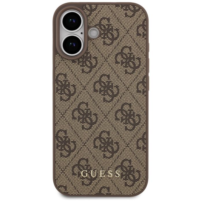 Etui do iPhone 17 Guess 4G Classic brązowy