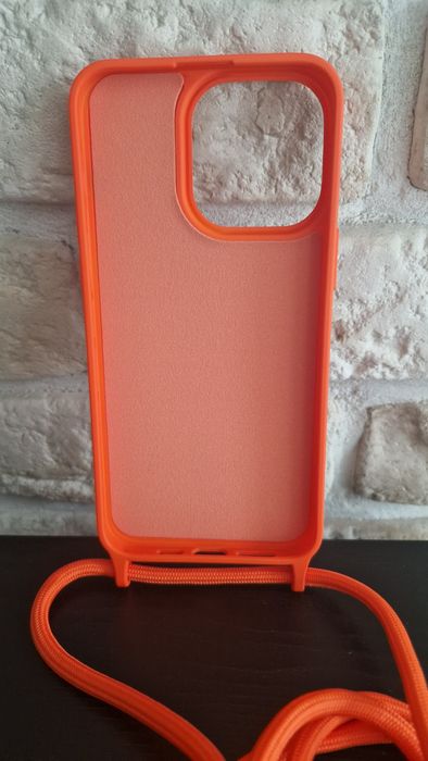 Strap Silicone Case do Iphone 14 Pro Max  pomarańczowy