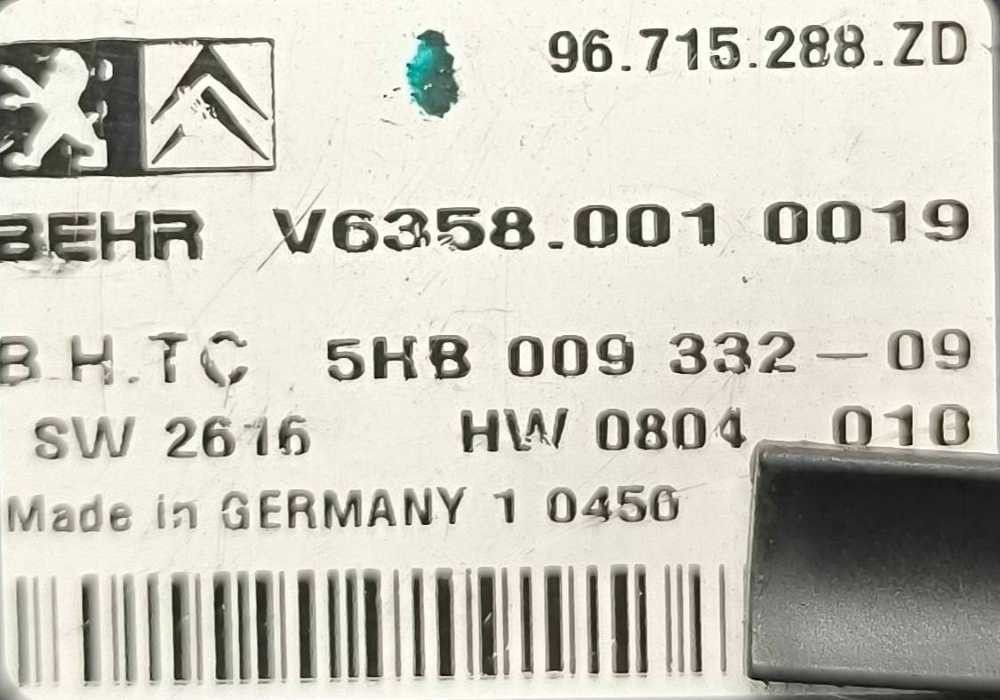 Comando Chauffage / Sofagem | CITROËN