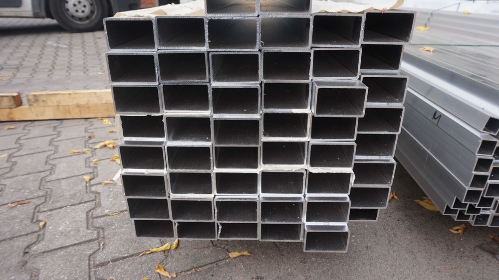 Profil aluminiowy, aluminium 80x50x3 gat. 6060/PA38