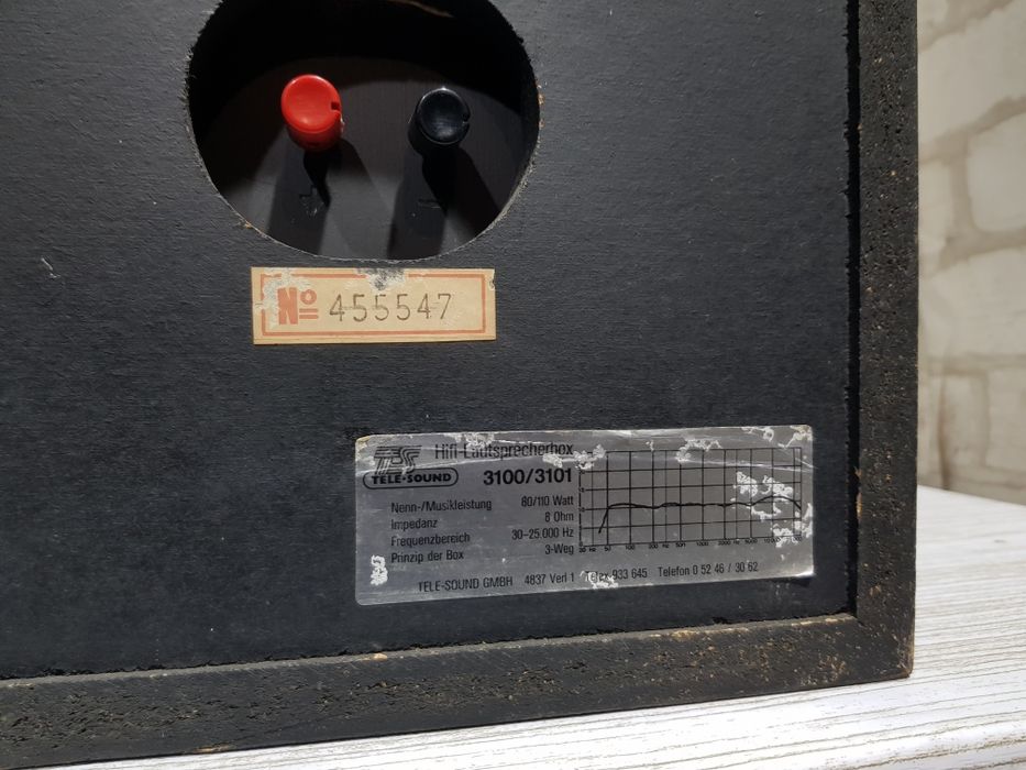 Акустика TS Tele Sound 3100,потужність 80/110 Вт, б/у з Німеччини