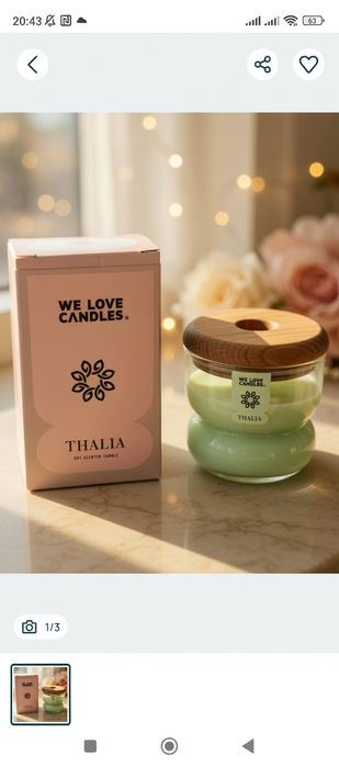 Свічка We Love Candles Thalia Field Chamomile