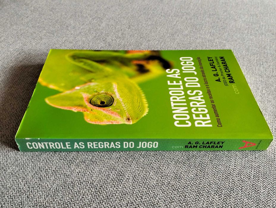 Livro "Controle as regras do jogo" de A.G. Lafley & Ram Charan