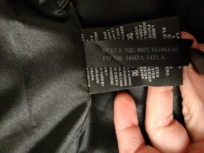 Стильна шкіряна спідниця-міні Arma з натуральної шкіри ягняти