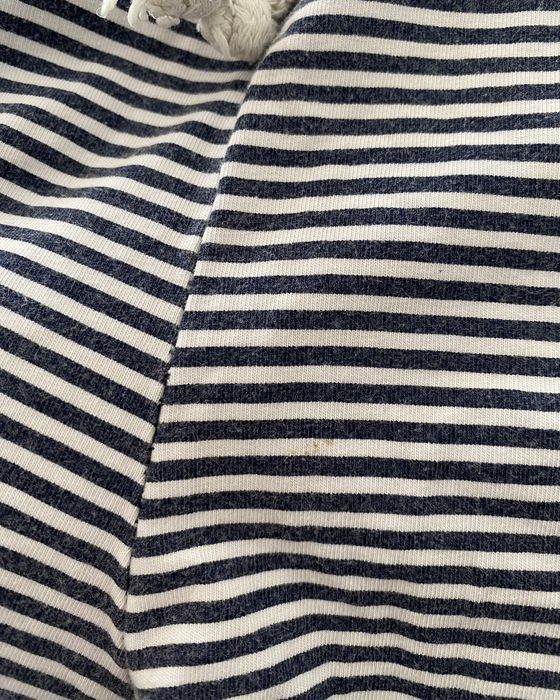 granatowy kombinezon letni w paski