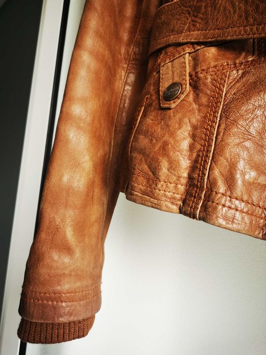 Casaco em pele genuina senhora S