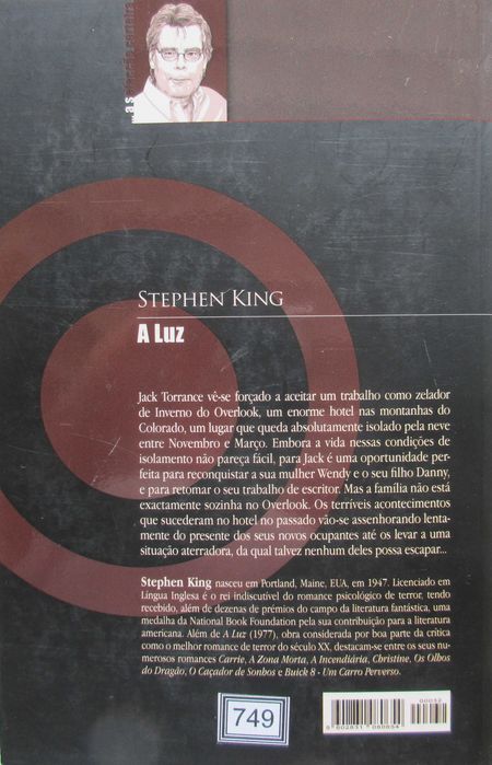 Stephen King - - - A Luz - - - - - Livro