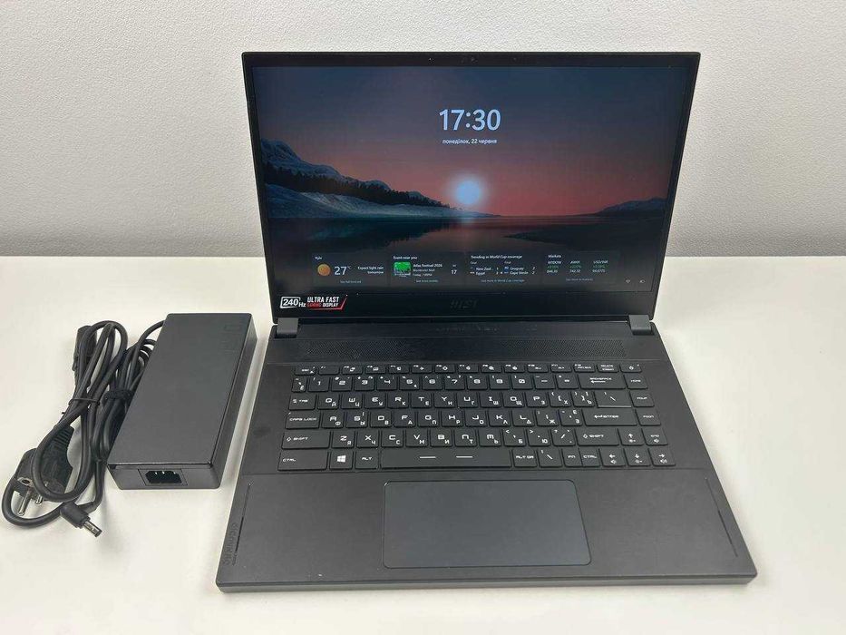 Ігровий ноутбук MSI GS66 Stealth 11UGS 15.6" 144Гц i7-11800H 32GB DDR4 RTX 3070 8GB 512GB NVMe SSD