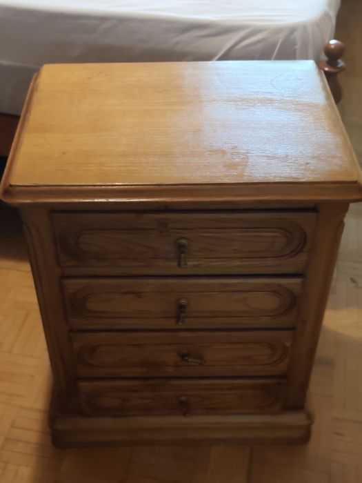 Conjunto de mobília de quarto em madeira maciça