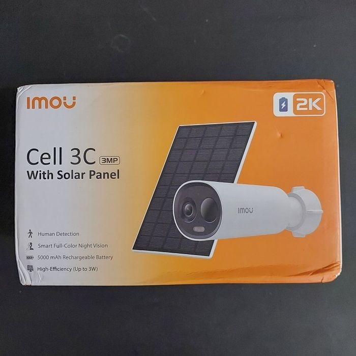 Камера відеоспостереження Imou Cell 3C із сонячною панеллю  АКБ 5000