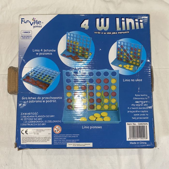 Gra logiczna "4 w linii"