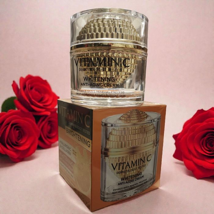 Krem do twarzy z witaminą C rozświetlający anti-aging 60 g
