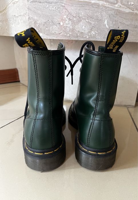 Buty ciemnozielone Martens