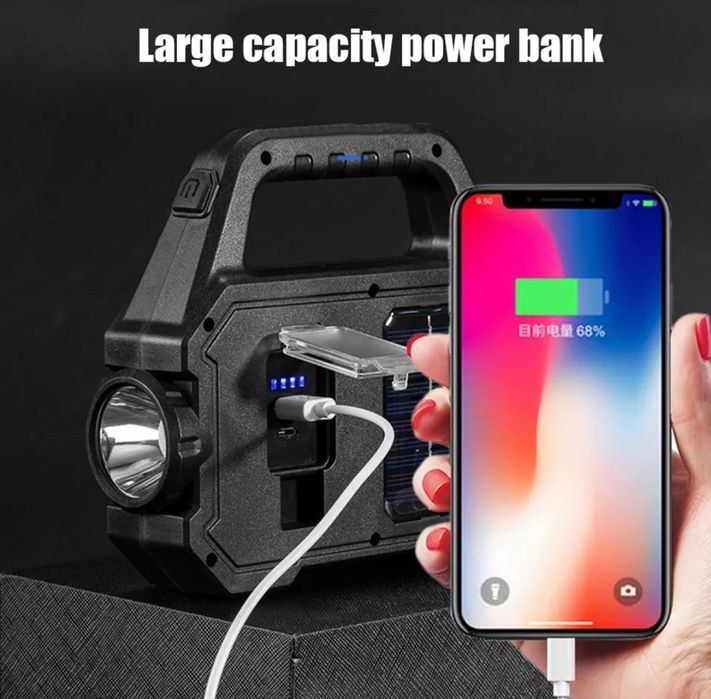 Ліхтар сонячний, Фанар, павербанк 2в1. Фонарь