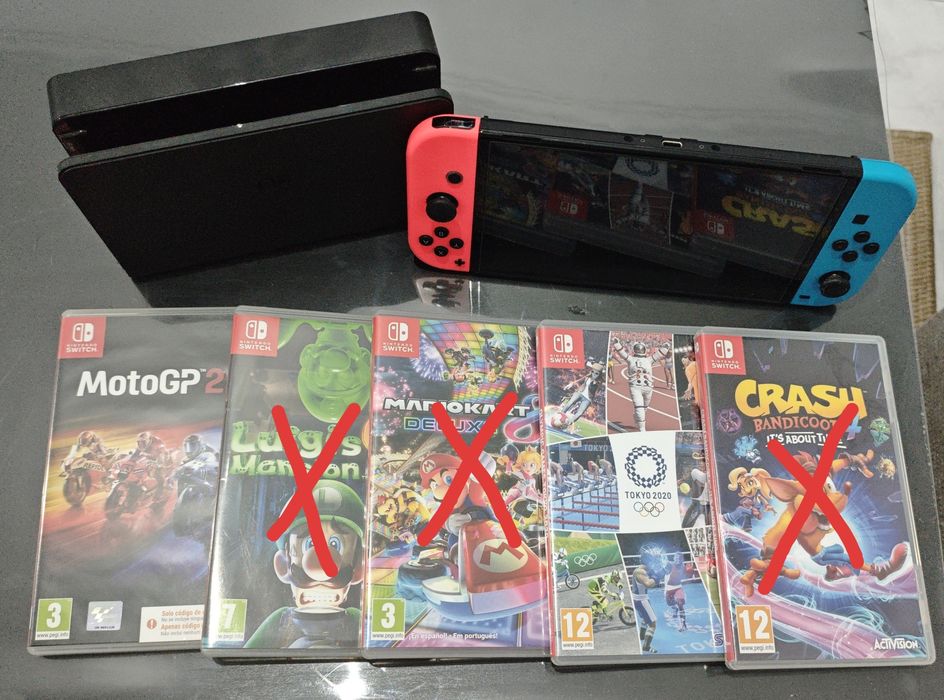 Switch Nintendo OLED Seminova