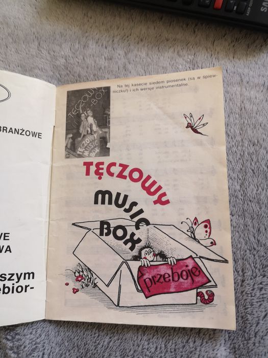 Tęczowy Music box. Przeboje dla dzieci, śpiewnik. Lata 90-te