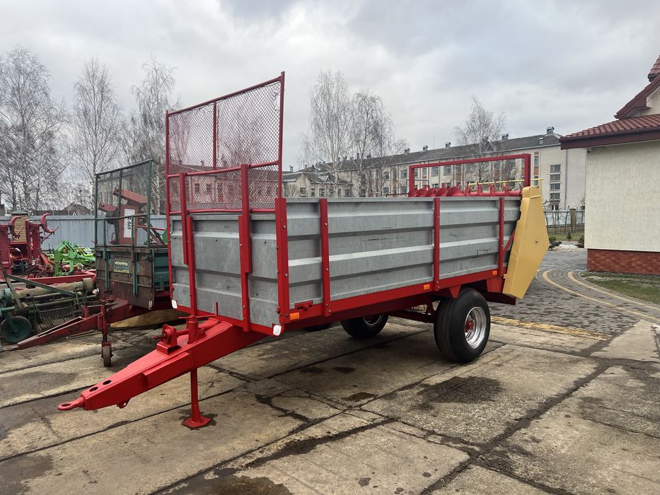 Гноєрозкидач на 4,5т з оцинкованої підлоги та бортів