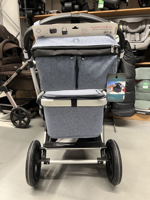 Новий візочок 2в1 Bugaboo Cameleon3 Blue Melange (синій меланж)