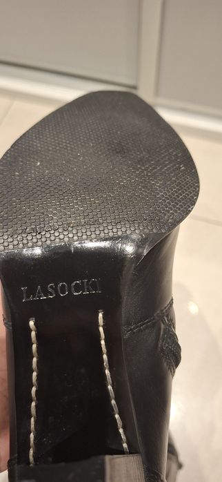 Kozaki skórzane lasocki