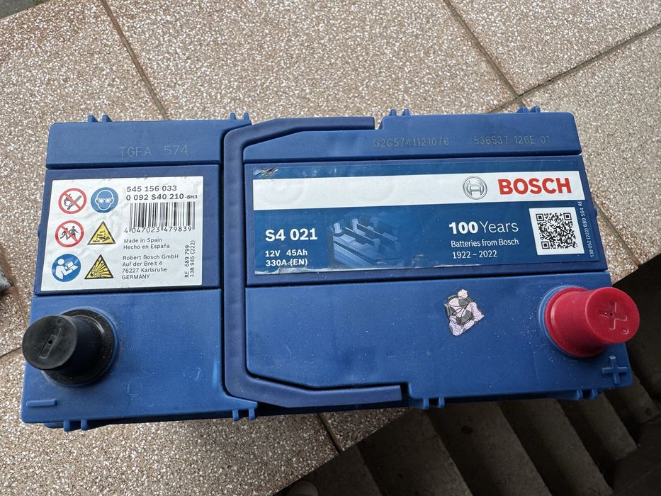 Акамулятор BOSCH 45Ah