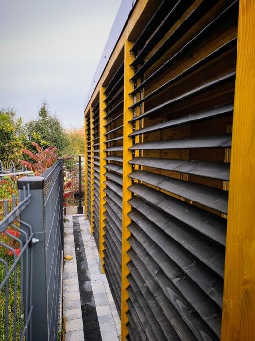 Ruchome obracane deseczki  żaluzje shutters