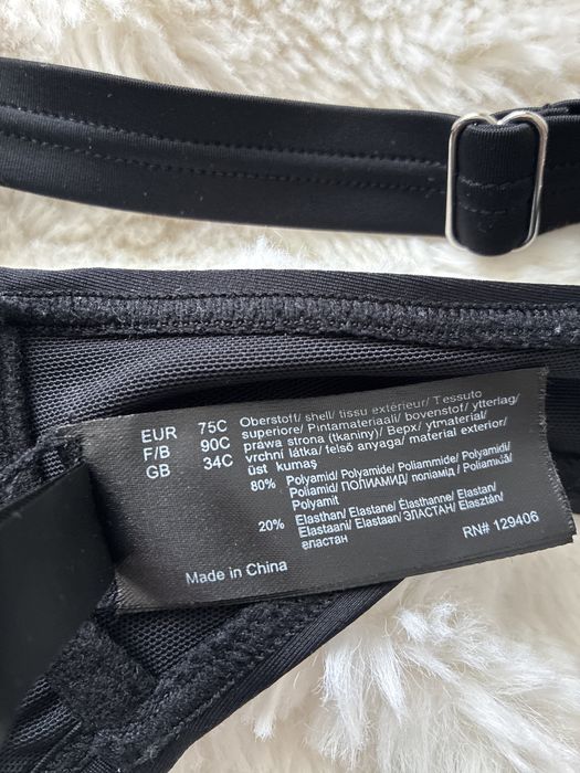 Gora bikini czarne kostium kapielowy