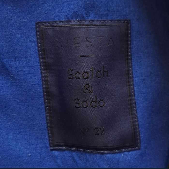 Куртка "Scotch & Soda" темно-синя L-XL