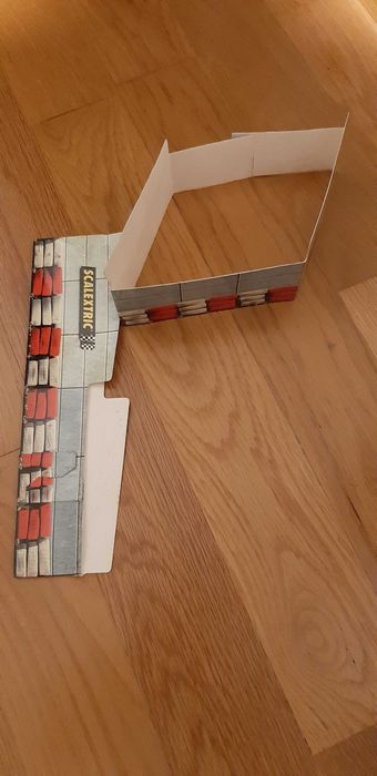 Scalextric - 2 pilares de ponte em cartão
