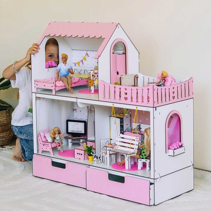 Ляльковий будинок меблі Барбі ВІД ВИРОБНИКА кукольный домик игрушки