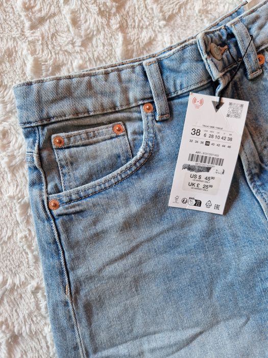 Zara jeansowe bermudy