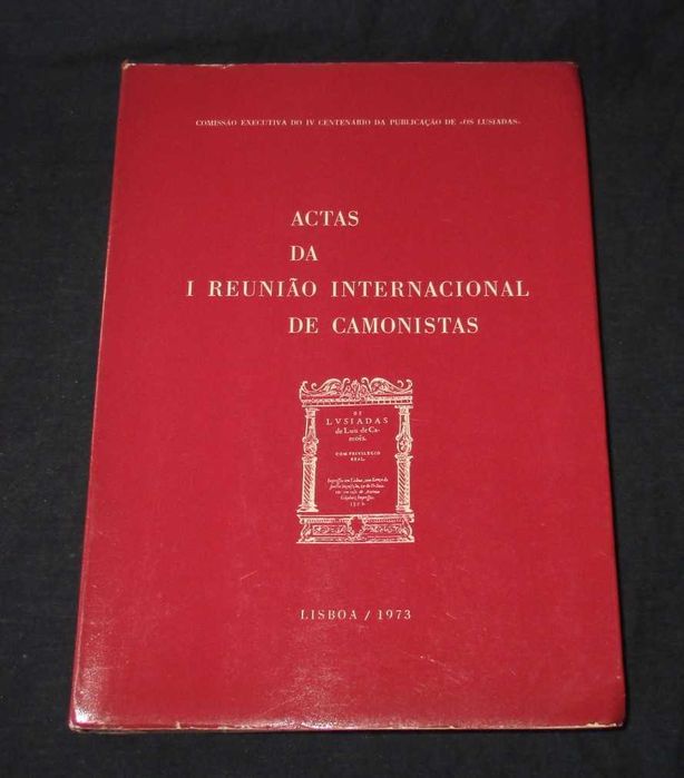 Livro Actas da I Reunião Internacional de Camonistas