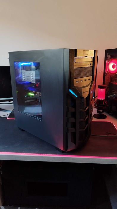 Komputer gamingowy Ryzen 5 / RX 580 8GB / 16GB RAM / SSD + HDD / Wi-Fi
