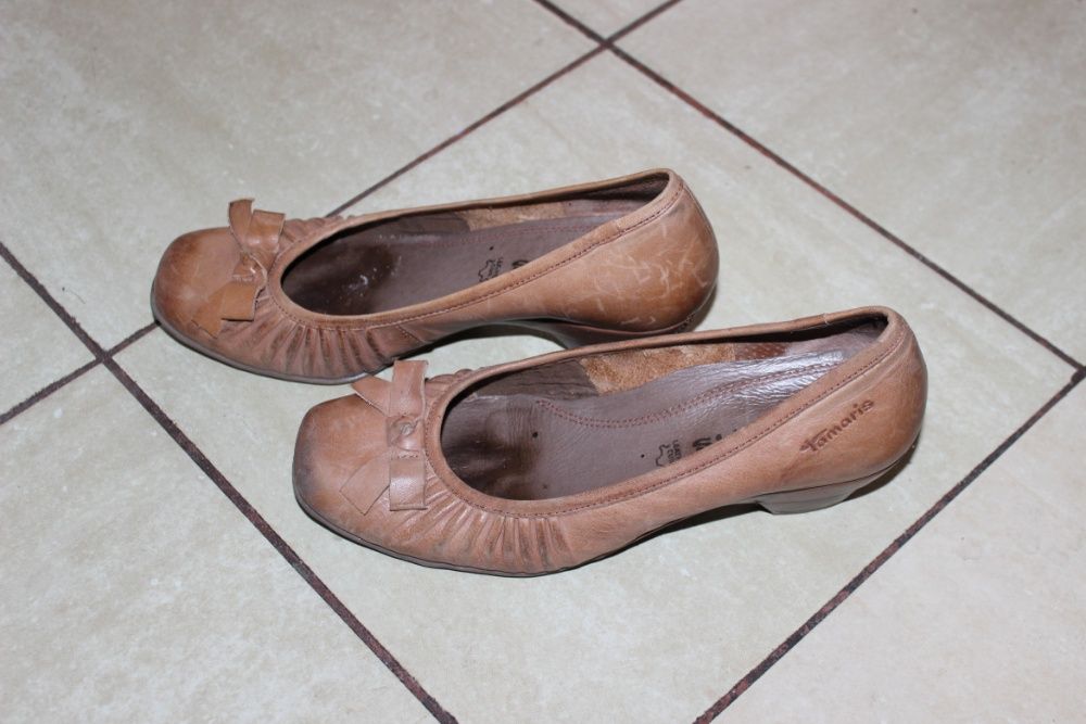 FIRMOWE Buty Tamaris skórzane / ze skóry damskie rozmiar 36