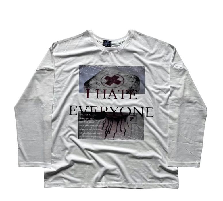 Білий Лонг y2k , opium , rick Owens type