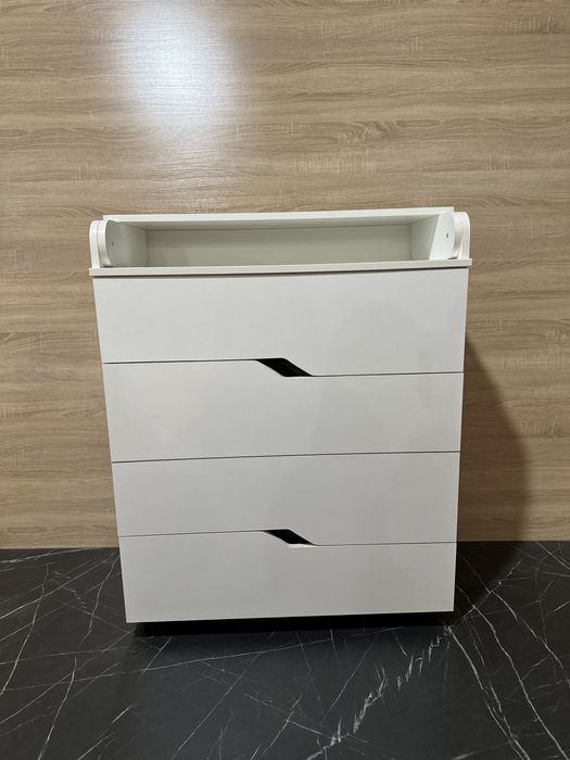 Комод с пеленатором, направляющие телескопические, 1020*800*430.