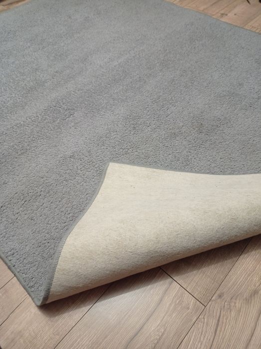 Dywan 225 x 150 cm piękny duży 1,5 x 2,25 2 m metra szary popielaty