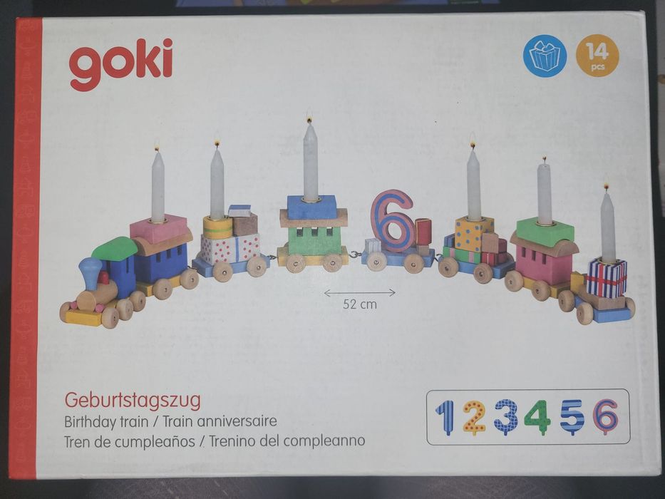 Urodzinowy pociąg do zabawy Goki