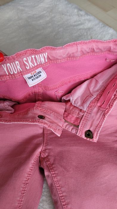 Spodnie dziewczęce jeansowe TAPE A Loeil roz. 128, 8- 9 lat