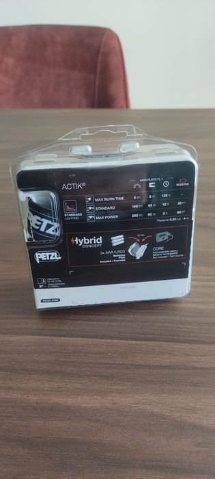 Lanterna de cabeça Petzl Actik 450 Lm. NOVA