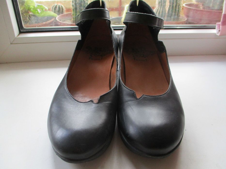 Кожаные туфельки Финк