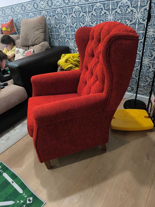 Cadeirão vermelho Lousada Porto