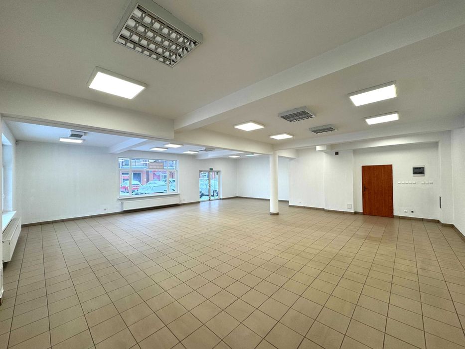 Lokal usługowy 124 m² – parter, otwarta przestrzeń | Kętrzyn