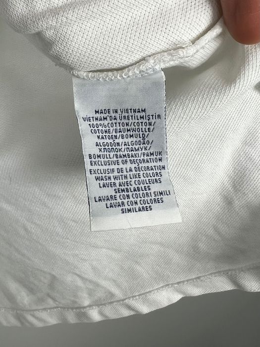 Elegancki Longsleeve Polo Ralph Lauren Biały 100% Bawełna