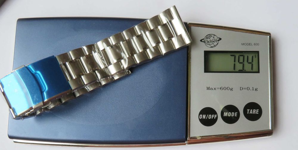 bransoleta do zegarka  stalowa    24 mm