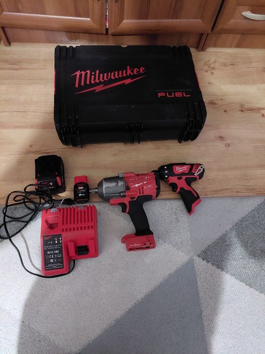 Zestaw milwaukee m18,m12BD